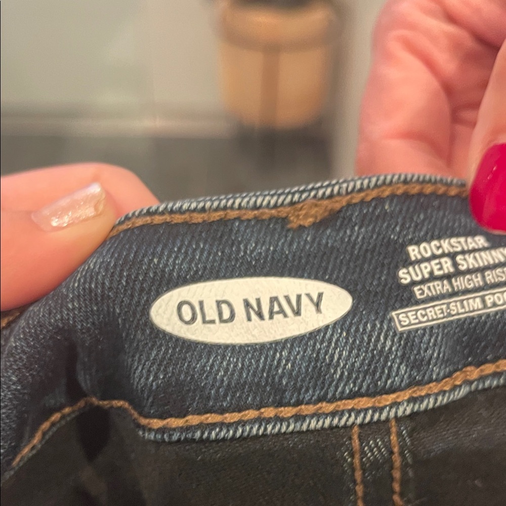 Old Navy Women's Dark Blue Skinny Jeans